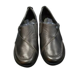 Clarks Women's Ashland Lane Q Metallic Slip-On Loafer Size 9.5 Wide NWOB